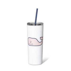 🎀🐳VINEYARD VINES🐳🎀 pink whale logo tumbler cup